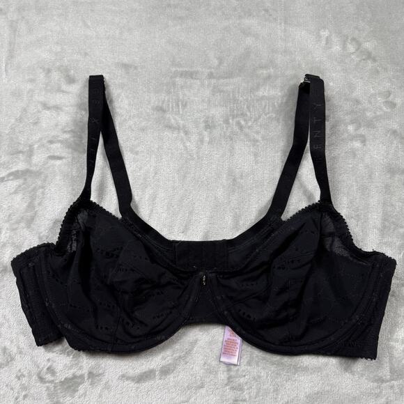 Savage X Fenty Bra & 38DD Black Underwire Unlined‎ Adjustable Clasp Back - Picture 1 of 11